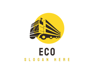Transport Logistics Truck Logo