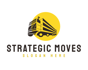 Transport Logistics Truck logo design