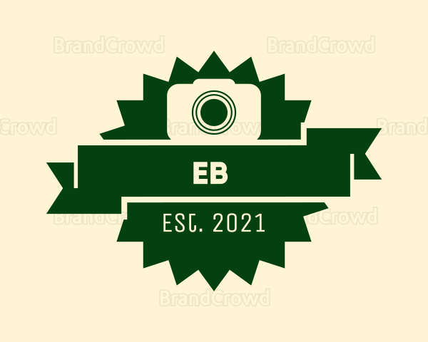 Photo Camera Badge Logo