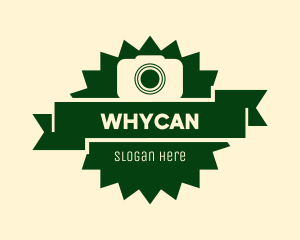 Photo Camera Badge Logo