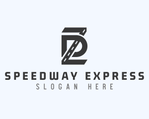 Freeway - Road Highway Auto Letter DZ logo design