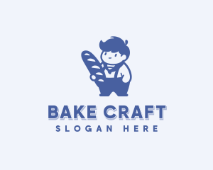 Baguette Bread Bakery logo design