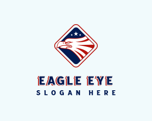 Patriotic  American Eagle logo design