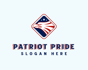 Patriotic  American Eagle logo design