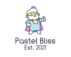 Pastel - Pastel Baby Superhero logo design