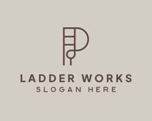 Ladder - Interior Design Ladder Architect logo design