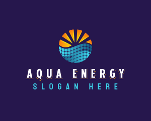 Solar Panel Energy logo design