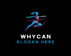 Gymnast Yoga Dancer Logo