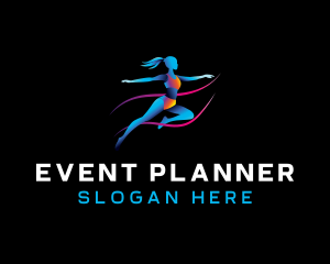 Entertainment - Gymnast Yoga Dancer logo design