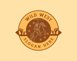 Rodeo - Western Rodeo Cowboy logo design