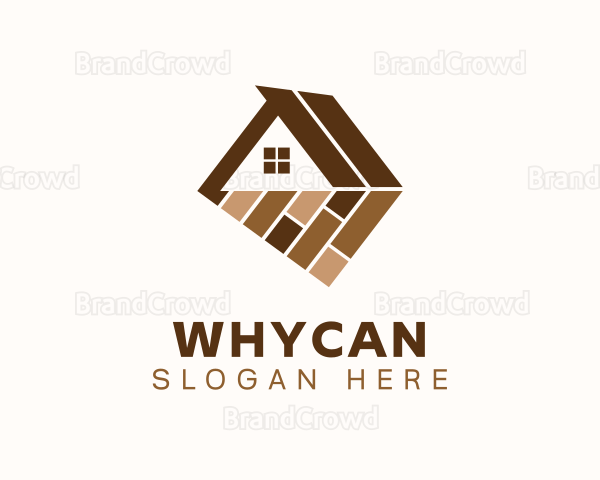 House Flooring Tiles Logo