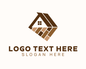 Refurbish - House Flooring Tiles logo design