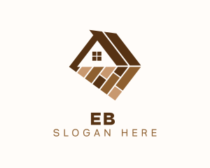 House Flooring Tiles Logo