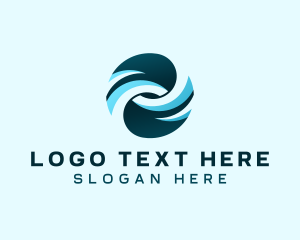 Creative Media Ocean Waves logo design