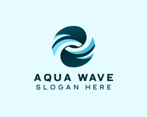 Creative Media Ocean Waves logo design