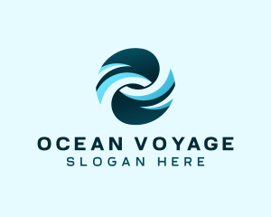 Creative Media Ocean Waves logo design