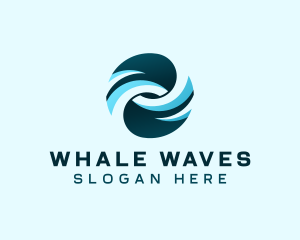 Creative Media Ocean Waves logo design