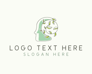 Organic - Natural Mental Therapy logo design