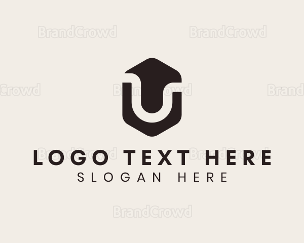 Hexagon Marketing Letter U Logo