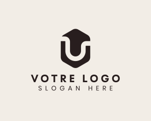 Hexagon Marketing Letter U Logo