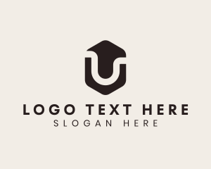 Hexagon Marketing Letter U Logo