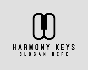 Piano - Piano Keys Musician logo design