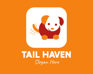 Tail - Dog Waggy Tail logo design