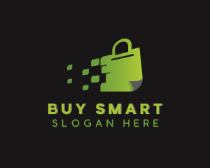 Purchase - Digital Market Shopping Bag logo design