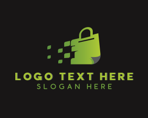 Purchase - Digital Market Shopping Bag logo design