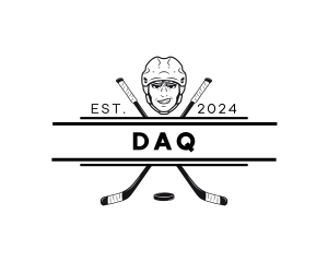 Hockey Sports Banner Logo