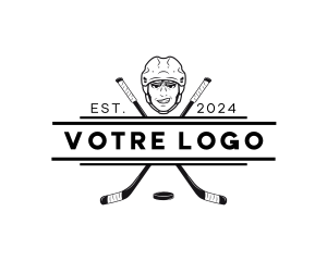 Hockey Sports Banner logo design