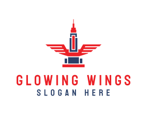 Building Tower Wings logo design