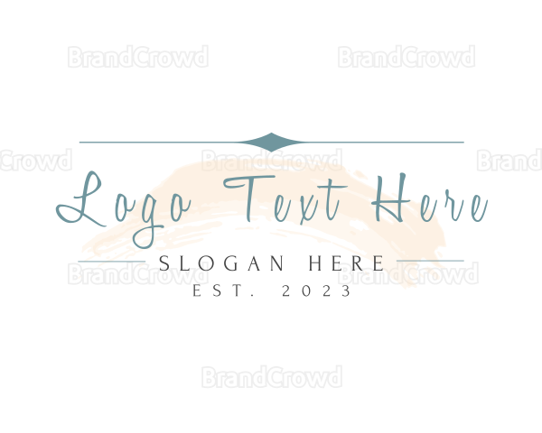 Beauty Watercolor Business Logo