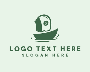 Boat - Money Boat Cash logo design