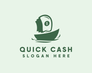 Money Boat Cash logo design