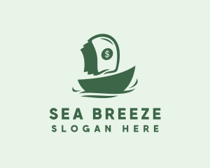 Boat - Money Boat Cash logo design