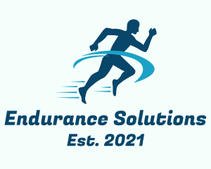 Endurance - Gym Fitness Run logo design