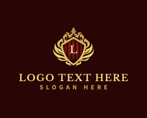 Boutique - Decorative Crown Shield logo design