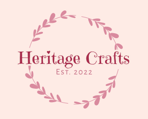 Traditional - Traditional Handmade Wreath logo design