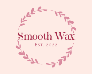 Traditional Handmade Wreath logo design