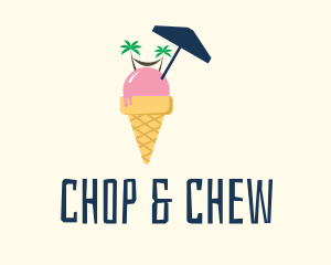 Ice Cream Beach  Logo