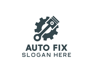 Mechanic - Piston Gear Mechanic logo design