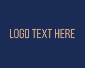 Serious - Modern Sans Serif logo design
