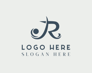 Swoosh - Generic Swoosh Studio Letter R logo design