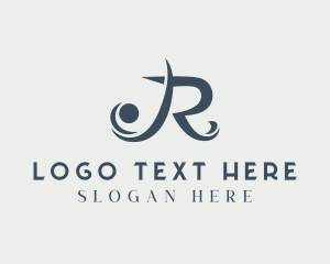 Company - Generic Swoosh Studio Letter R logo design