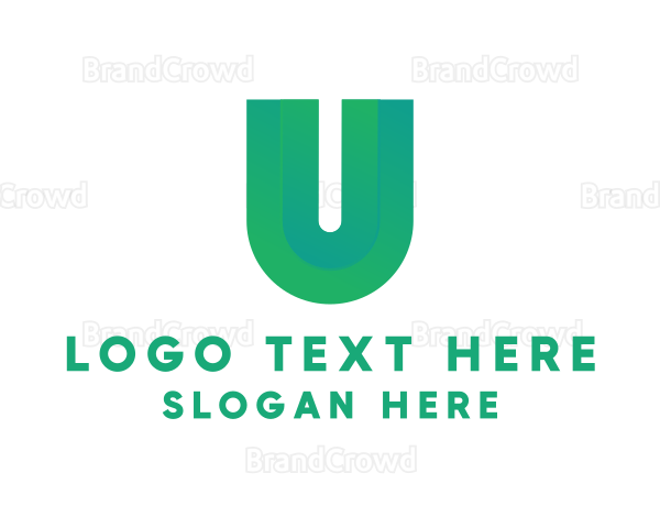 Modern Gradient Letter U Logo