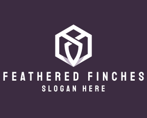 Hexagon Tech Crest logo design