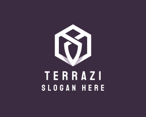 Hexagon Tech Crest logo design