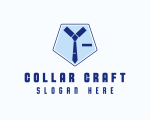 Collar Necktie Staffing logo design