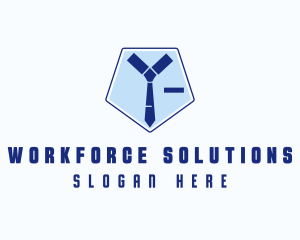 Labor - Collar Necktie Staffing logo design